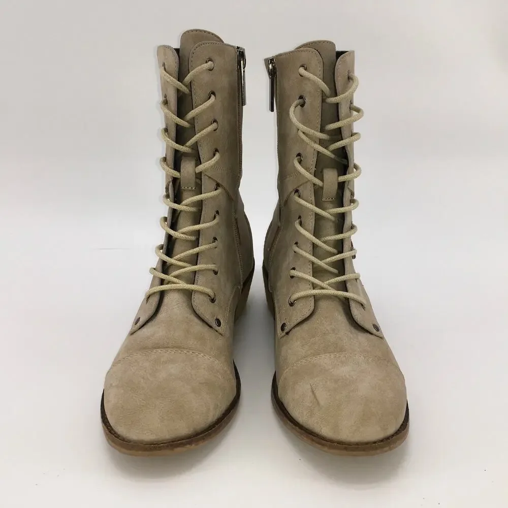 Corky's Hey Girl Faux Leather Ankle Booties Boot Womens 7 Witchcore Grunge Boho